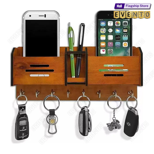 Mobile Holder+ Keys Hanger Mdf Wood Material