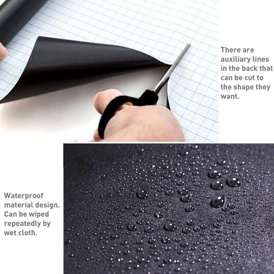Waterproof Chalk Board, Blackboard Stickers Removable | Wall Adhesive Contact Paper Roll Chalk Board For Kids Blackboard Sticker For Wall Chalk Paper Sheet Pvc Waterproof (3ft X 1.3ft)